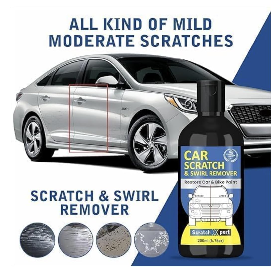 🔥Hot Sale Car Scratch & Swirl Remover Buy one Get one Free🔥